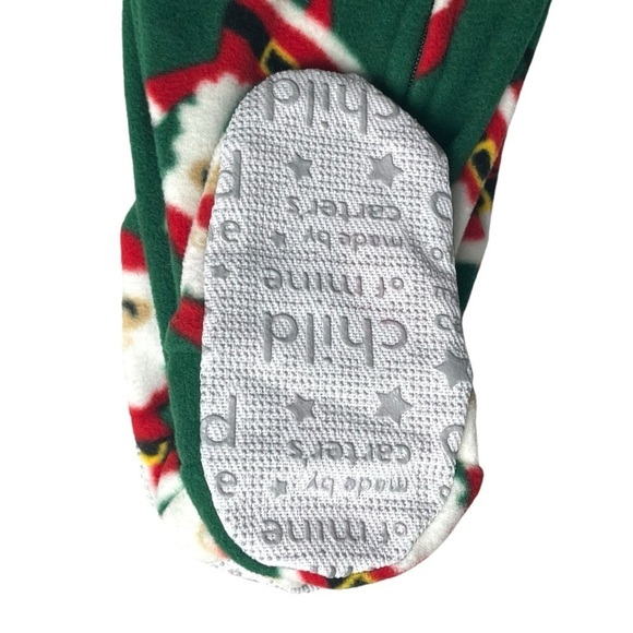 NWT Carter’s Child of Mine Christmas Santa One Piece Pajamas - Picture 3 of 9